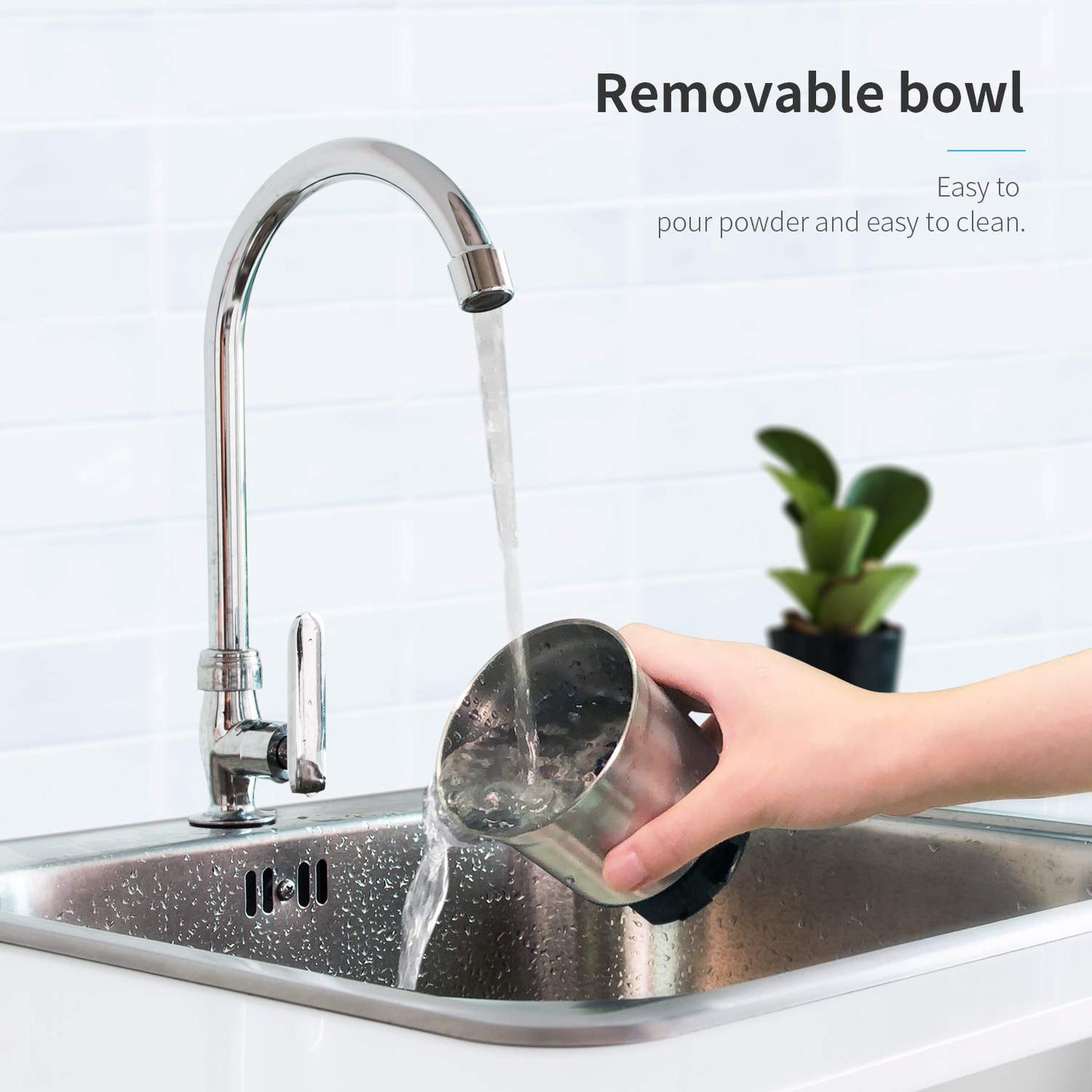 SHARDOR Coffee & Spice Grinders Electric, 2 Removable Stainless CG628B, black