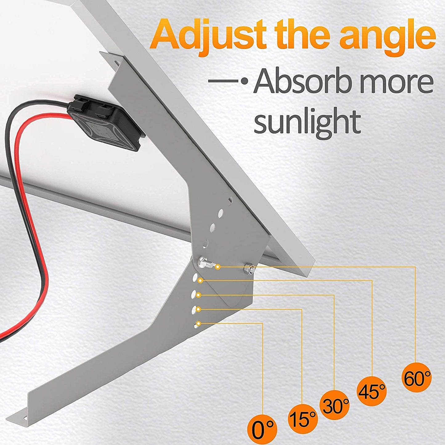 SOLPERK 50W/12V Solar Panel Kit, Battery Trickle Charger Maintainer 50W
