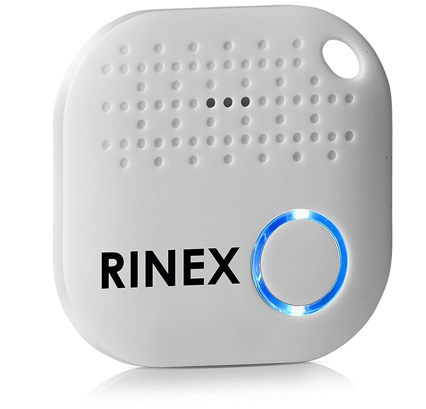 Bluetooth Key Finder – Locator Device with App, Siri Compatibility, white