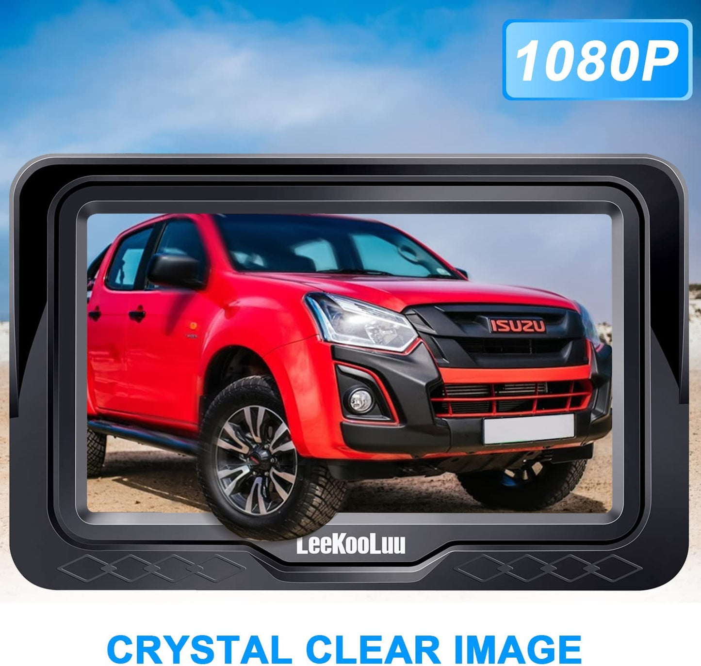 Backup Camera Rear View Monitor Kit HD 1080P for Car Truck Minivan...