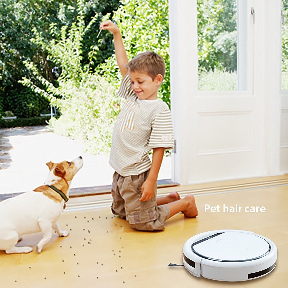 ILIFE V3s Pro Robotic Vacuum, Newer Version of V3s, Pet Hair Care, Powerful...
