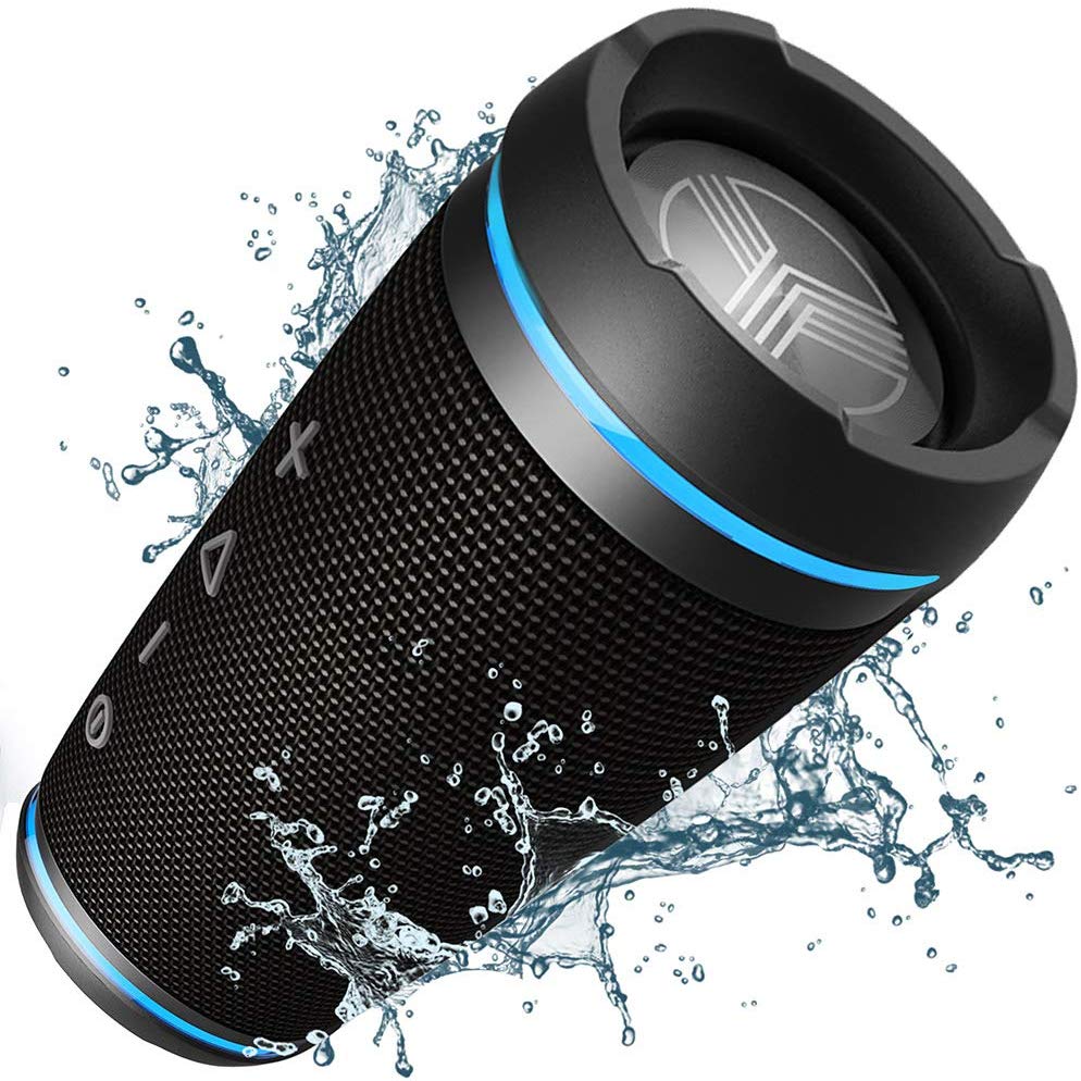 TREBLAB HD77 - Ultra Premium Bluetooth Speaker - Loud 360° HD Surround Black