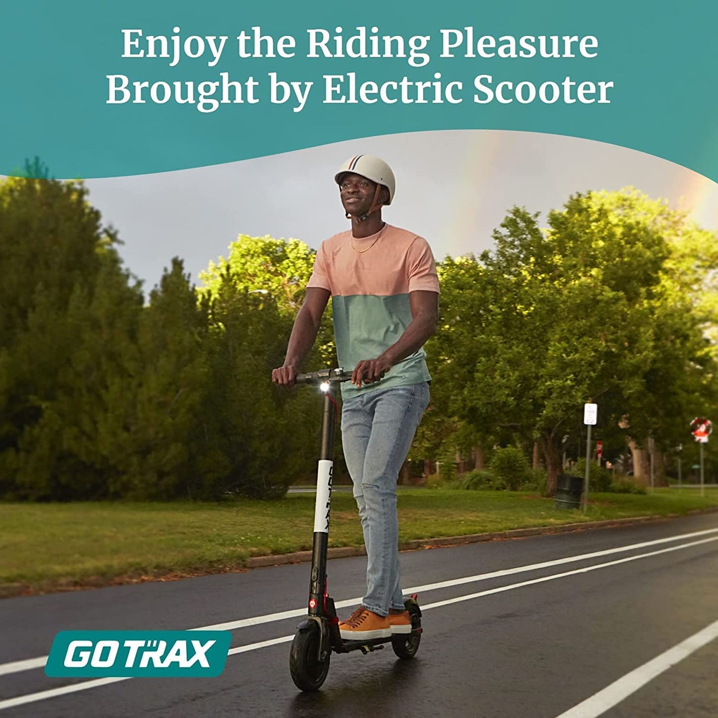 Gotrax GXL V2 Electric Scooter, 8.5" 43.3" x 17.1" x 14.6", Matt Black
