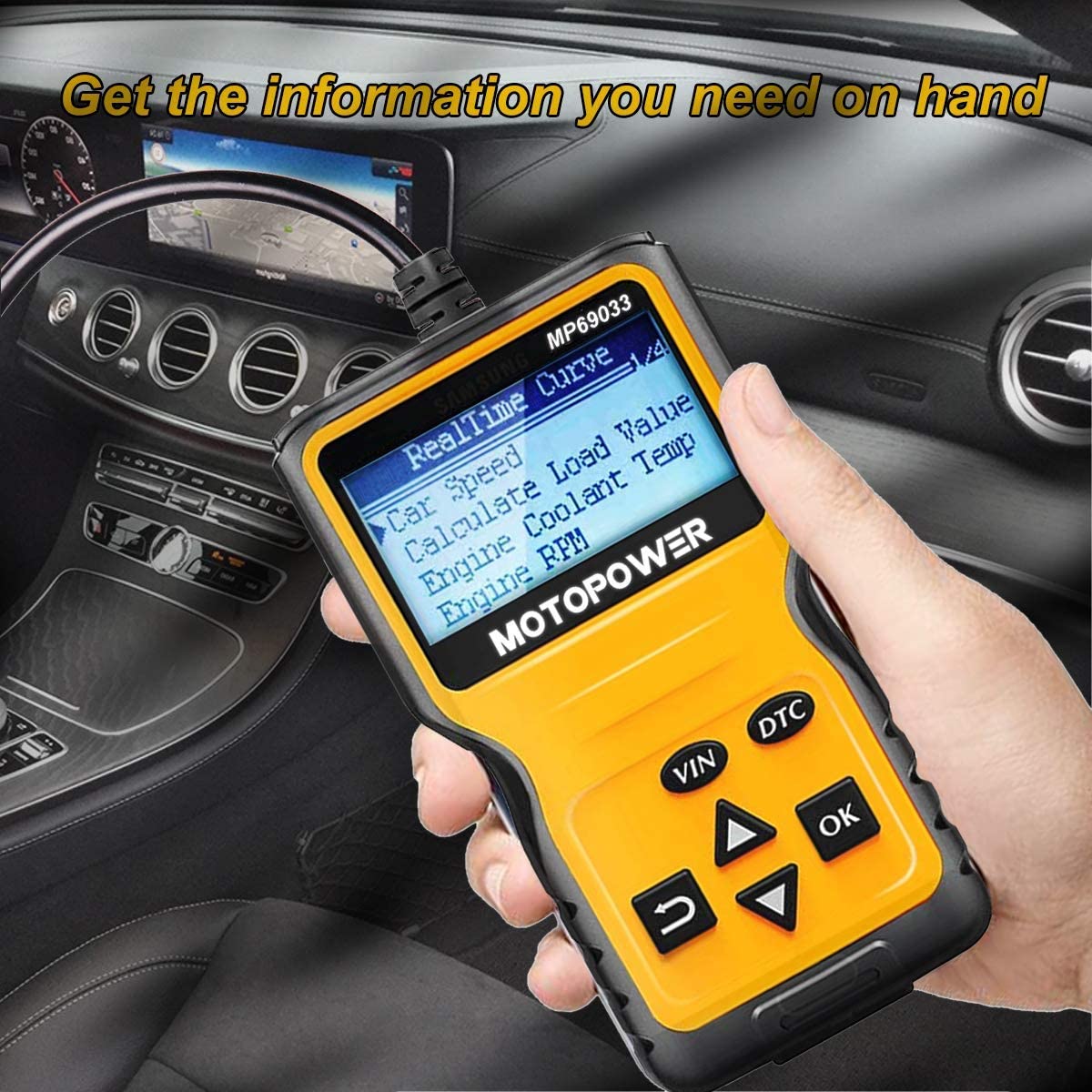 MOTOPOWER MP69033 Car OBD2 Scanner Code Reader Engine Fault Reader...