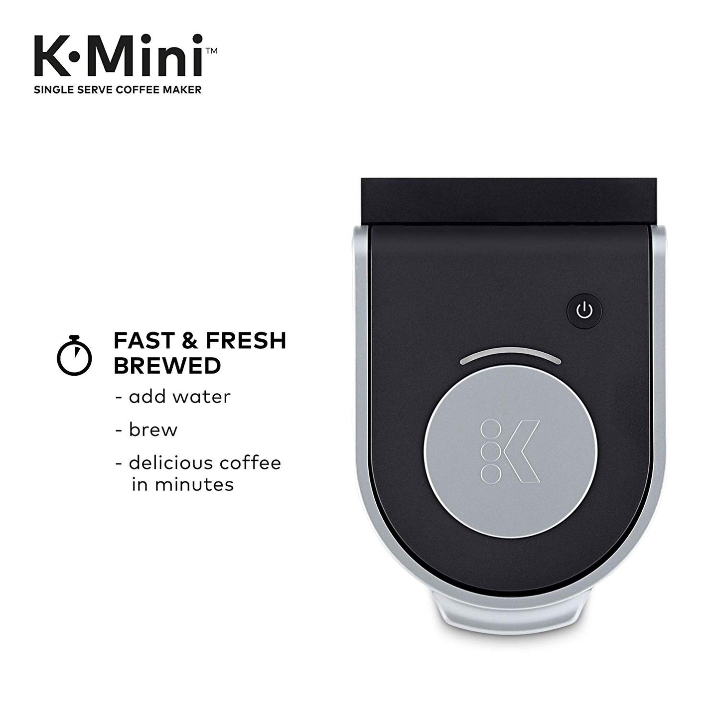 Keurig K-Mini Basic Coffee Maker, Single Serve K-Cup Pod Matte Black