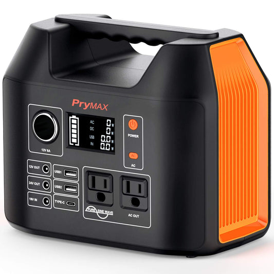 PRYMAX Portable Power Station, 300W Solar Generator solar generator upgraded