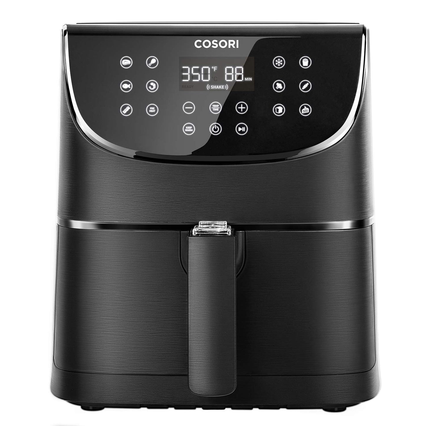 COSORI Air Fryer(100 Free Recipes Book), 1500-Watt Programmable 3.7QT, Black