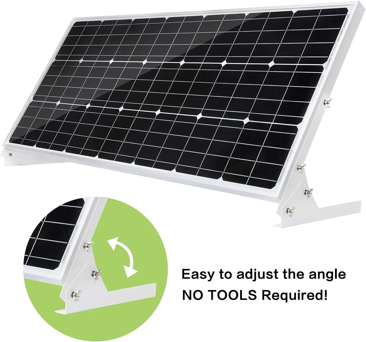 Topsolar 100W 12V Solar Panel Kit Battery Charger 100 Watt 12 Volt Off