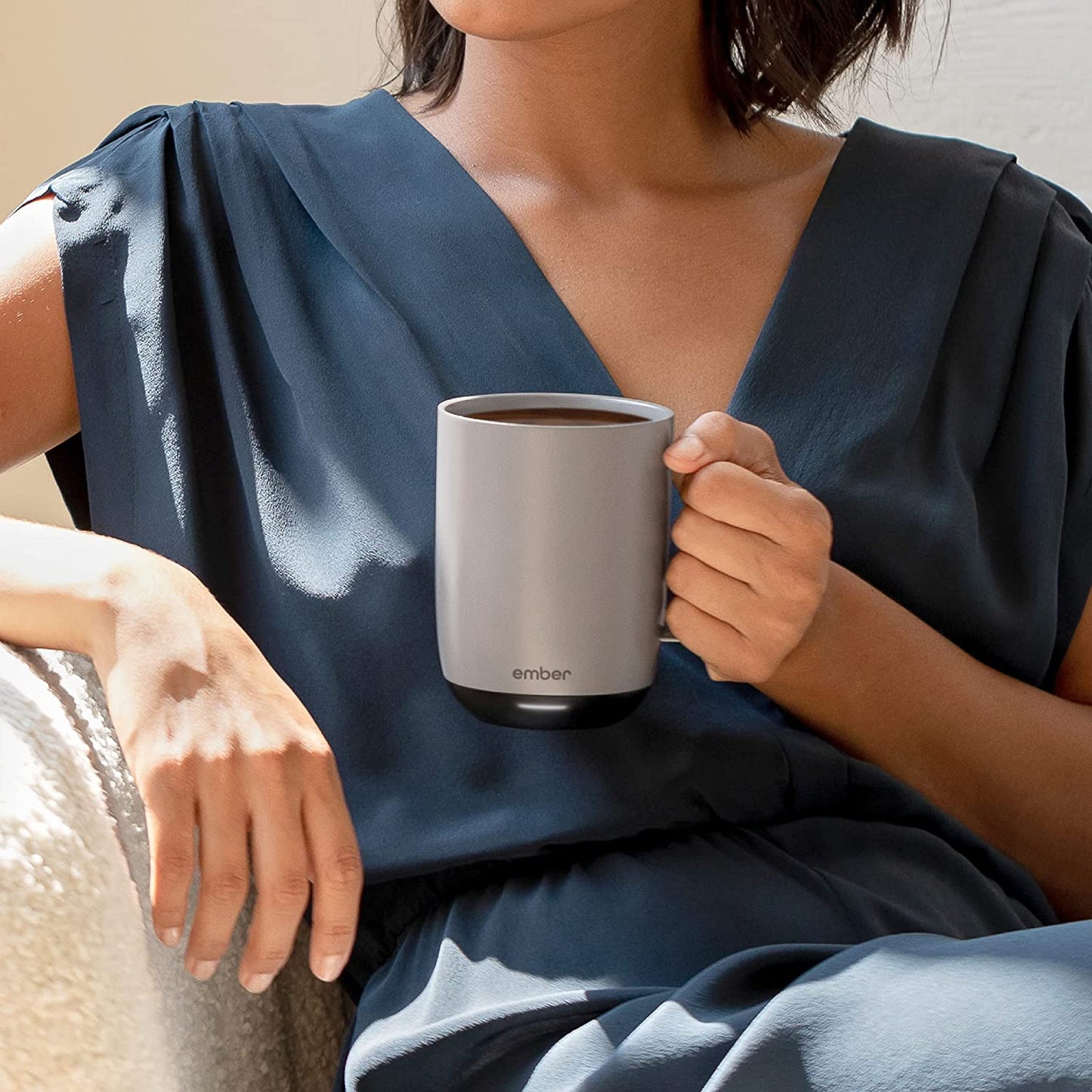 Ember Temperature Control Smart Mug 2, 14 oz, Gray, App Controlled Gray