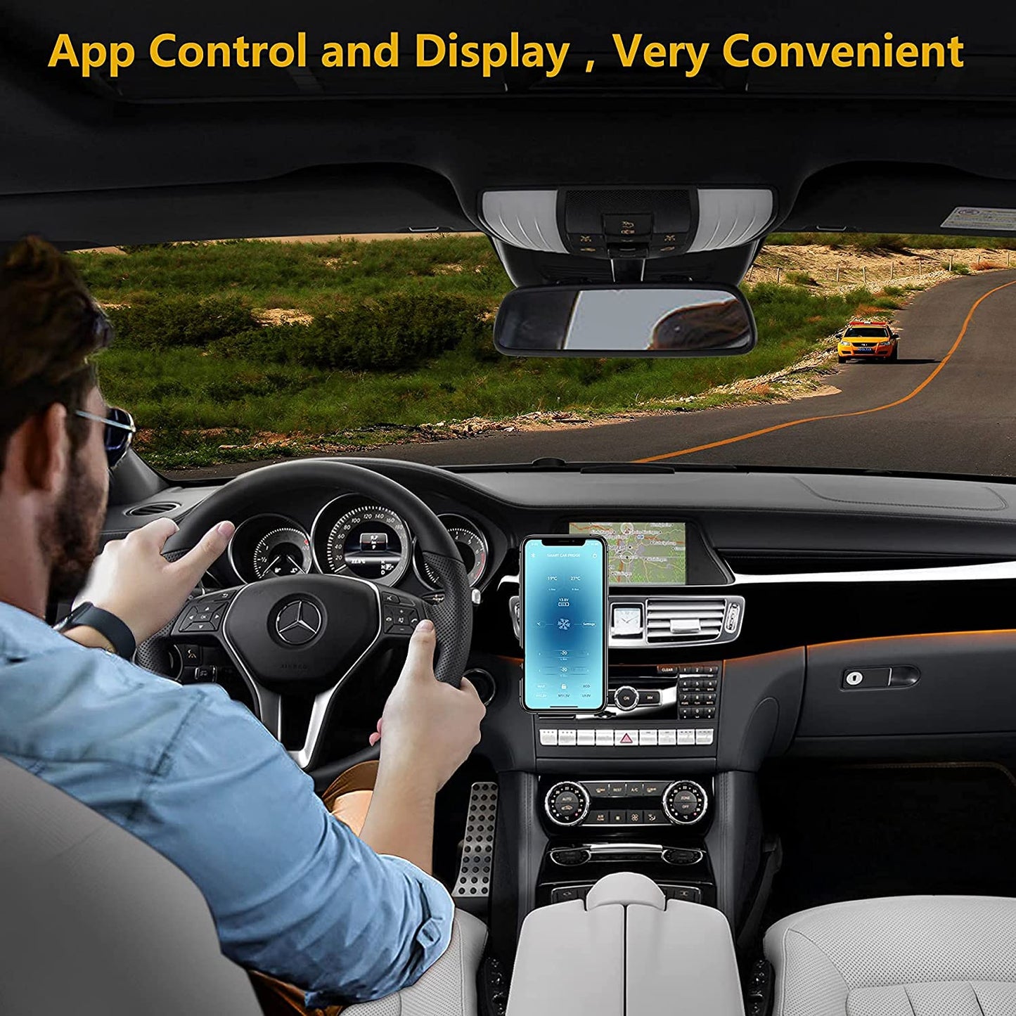 BODEGA 12 Volt Car Refrigerator, 27 Quart(Orange 25L), K 27 Quart(25L)-Orange