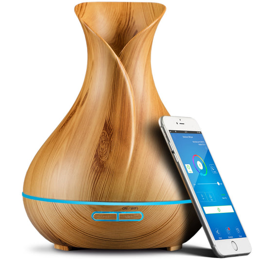 Smart Wifi Wireless Essential Oil Aromatherapy Diffuser - Works With Alexa &...