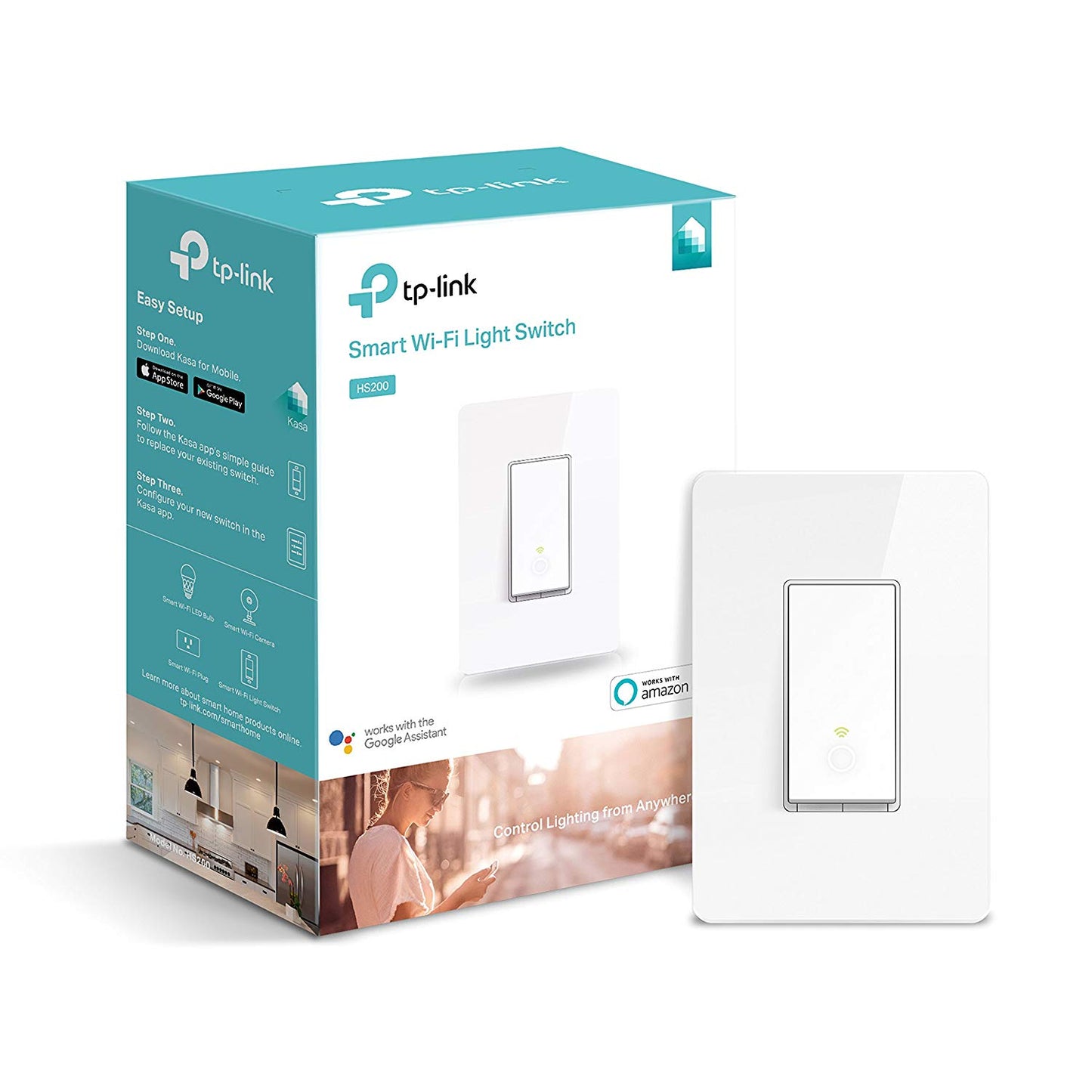 Kasa Smart Light Switch by TP-Link – Needs Neutral Wire, WiFi Switch, Works...