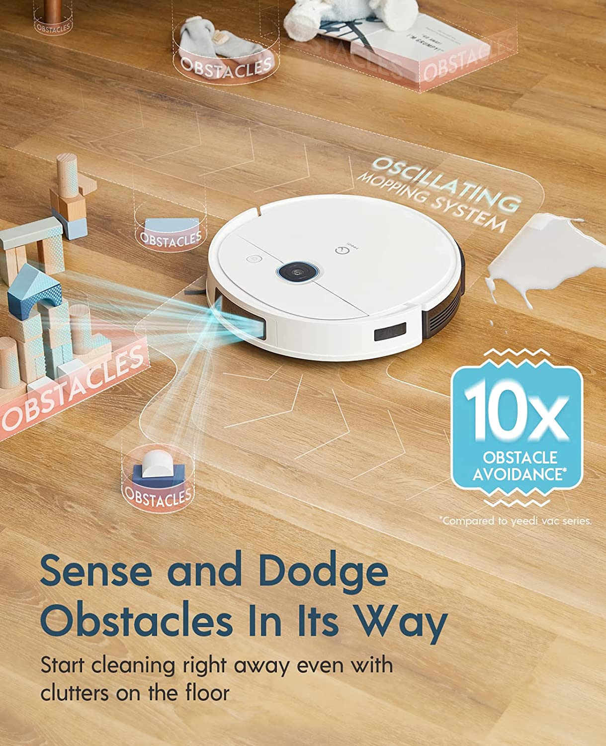 yeedi vac 2 pro Robot Vacuum and Mop Combo, 3000Pa Suction Yeedi Vac 2 Pro