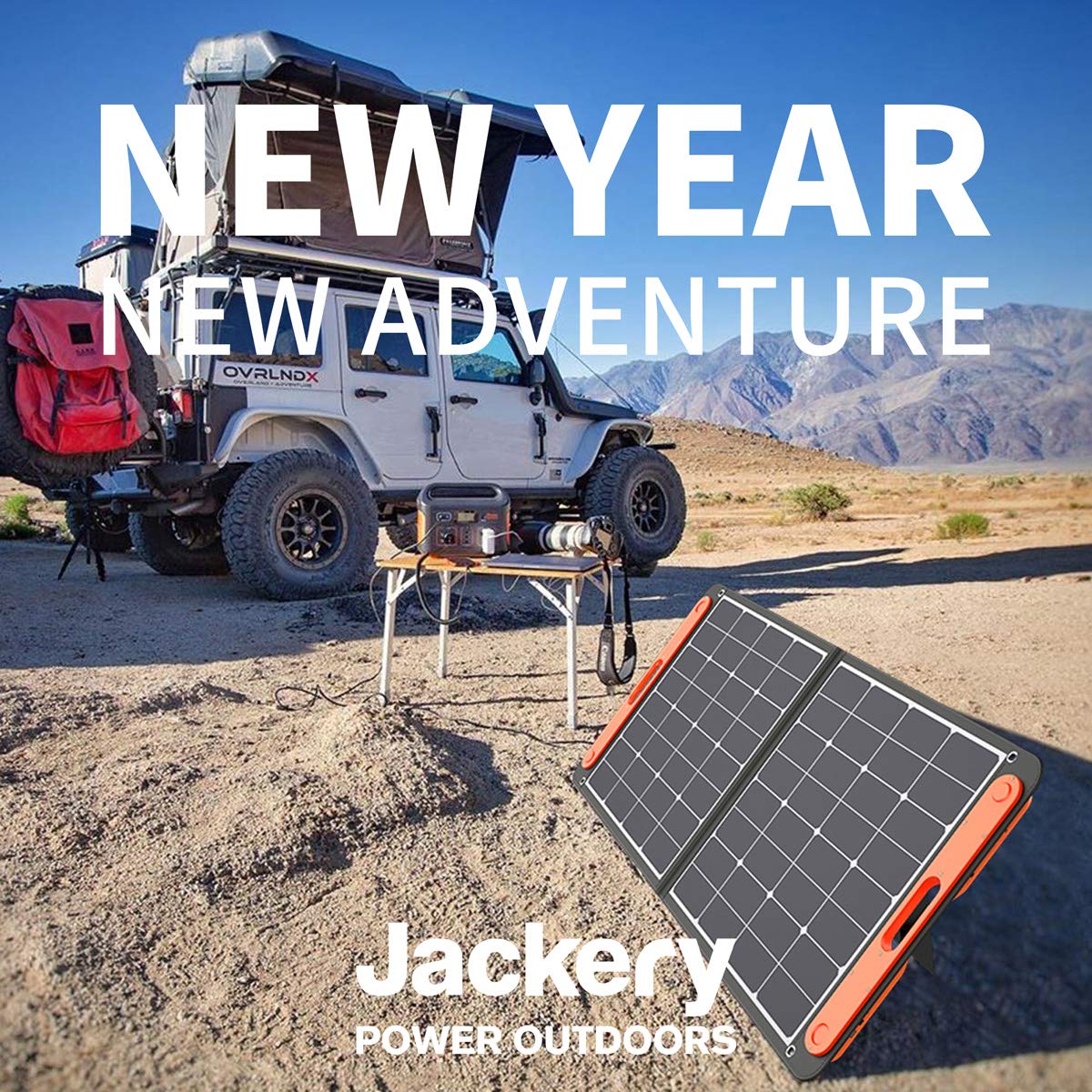 Jackery SolarSaga 100W Portable Solar Panel for Explorer 100W, Black