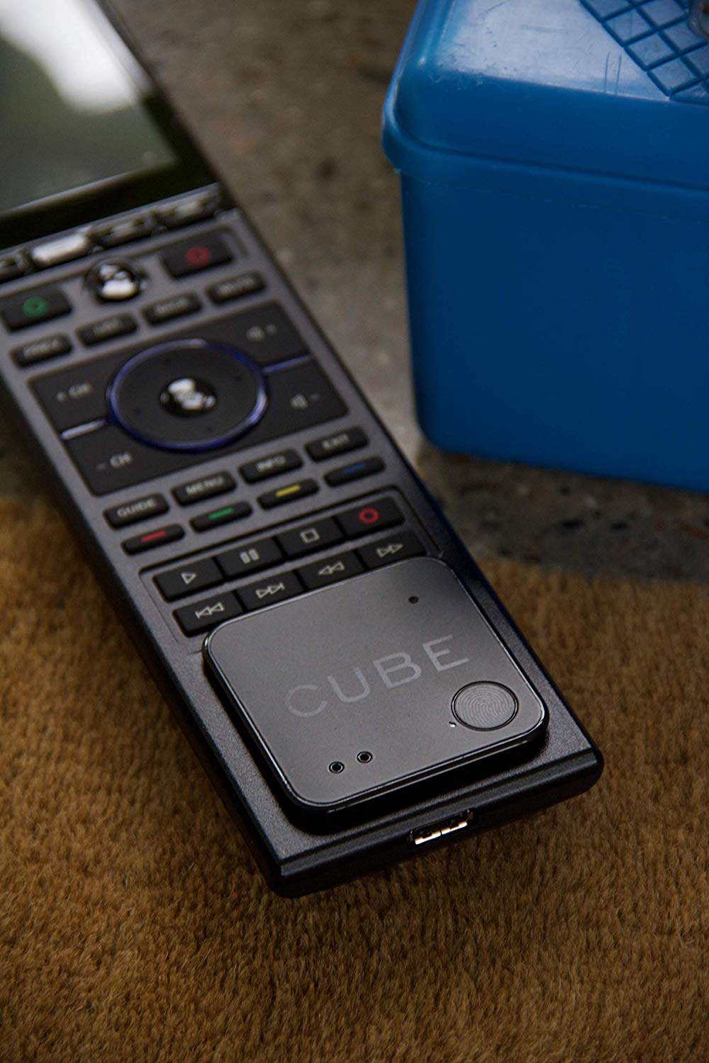 Cube Shadow Item Finder Ultra Thin Tracker Rechargable Battery Wallet Remote...