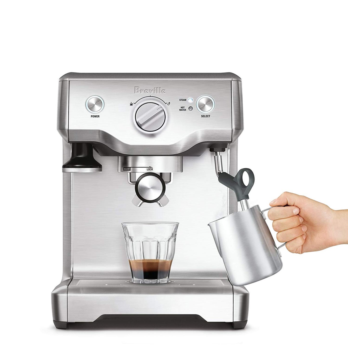 BREVILLE BES810BSSUSC BES810BSS Duo Temp Pro Espresso Machine, Stainless...