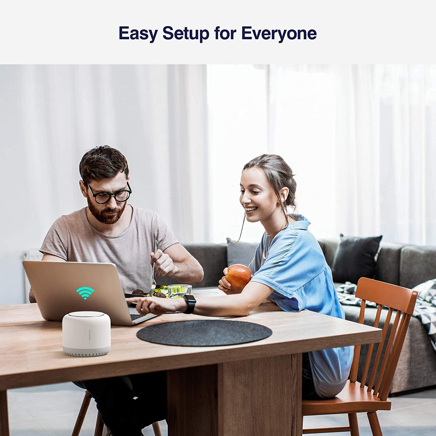 Meshforce M7 Tri-Band Whole Home Mesh WiFi System (3 Pack), Gigabit 3 Pack