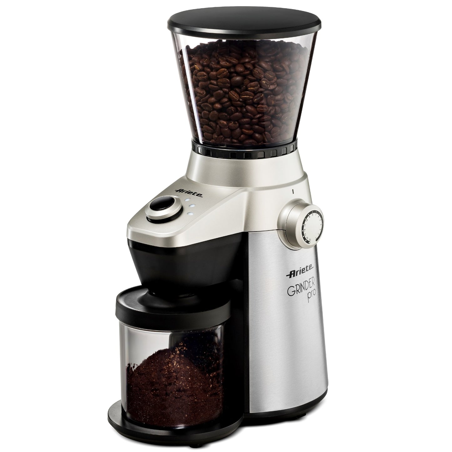 Ariete-Delonghi Conical Burr Electric Coffee Grinder - Professional Heavy...