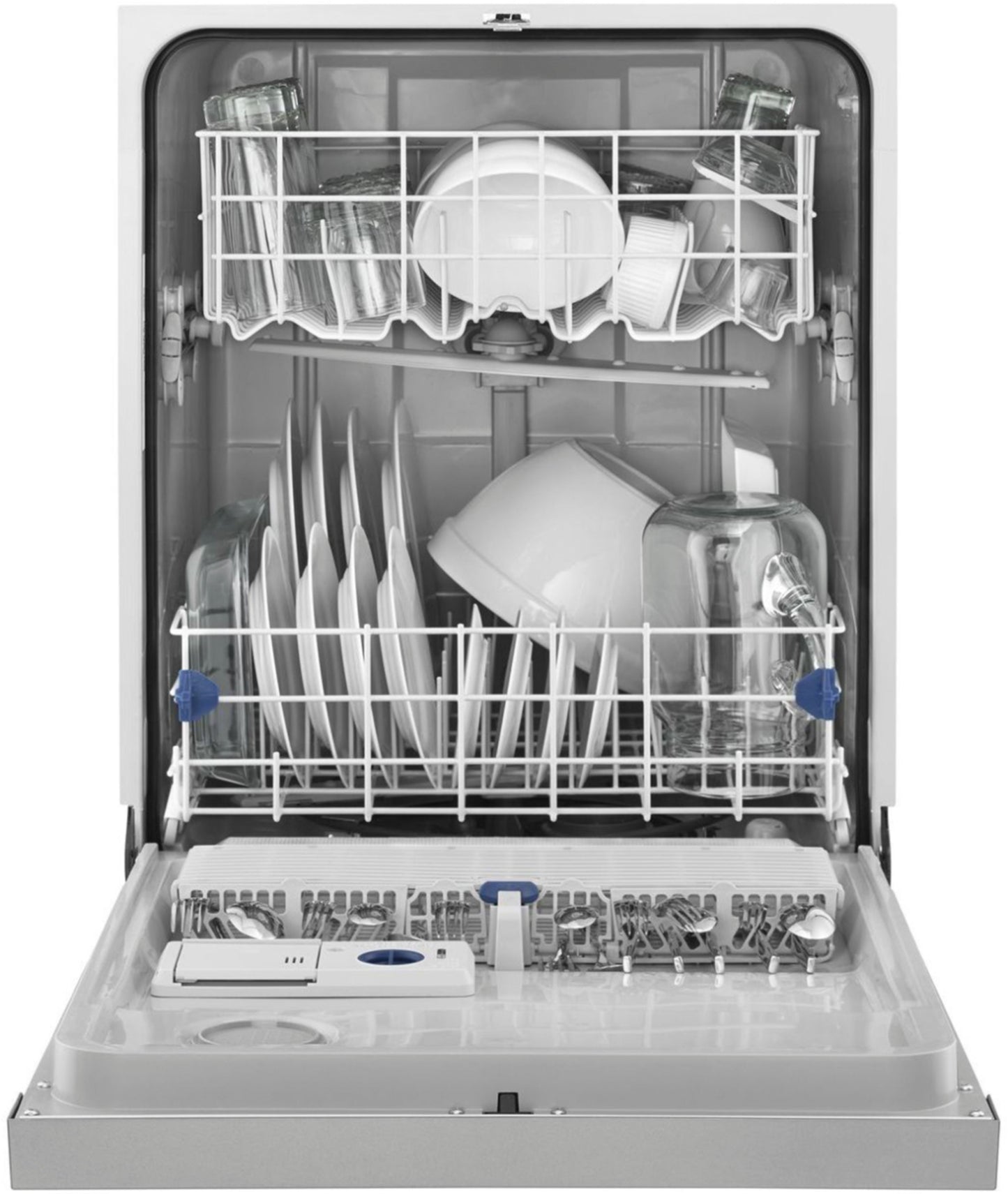 Whirlpool - 24" Tall Tub Built-In Dishwasher - Monochromatic Stainless Steel