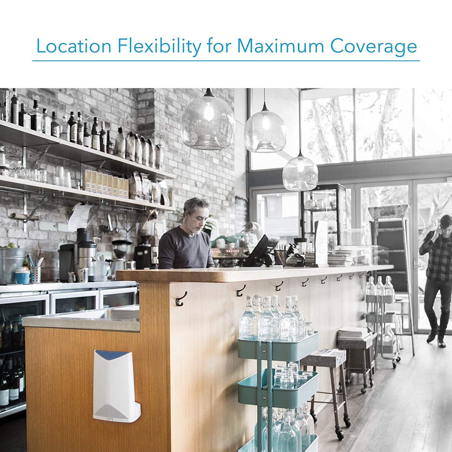 NETGEAR Orbi Pro AC3000 Business Mesh WiFi System, 2-Pack, Wireless 2 Pack