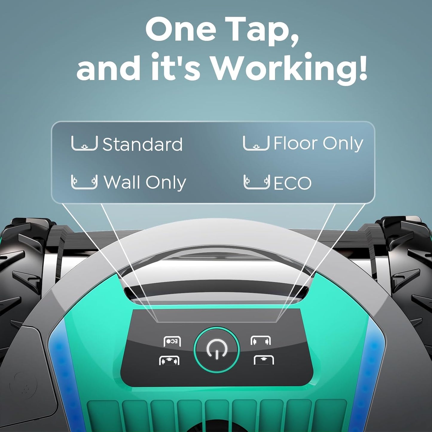 Pleco Pro Cordless Robotic Pool Cleaner for Inground Pools, Automatic Pool Vacuum with App Control, Smart Navigation, Wall Climbing, Waterline Cleaning & Dual-Layer Filtration, Stone Gray