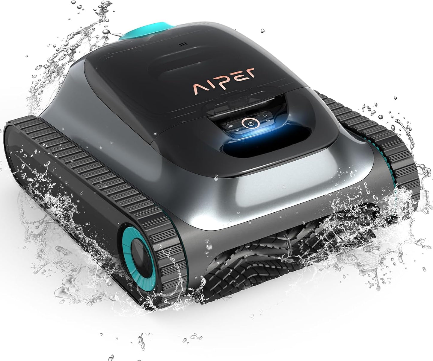 Aiper Scuba S1 - Robotic Pool Cleaner, Powerful Suction, 150-Min Runtime, Wall & Waterline Cleaning, for Inground & Above Ground Pools up to 1600 sq.ft-2024 Basic