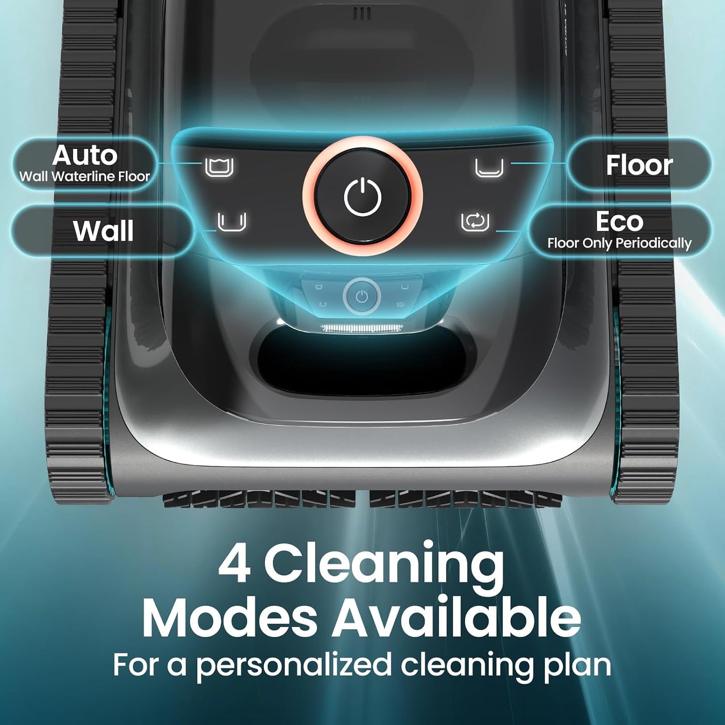 Aiper Scuba S1 - Robotic Pool Cleaner, Powerful Suction, 150-Min Runtime, Wall & Waterline Cleaning, for Inground & Above Ground Pools up to 1600 sq.ft-2024 Basic
