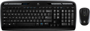 Logitech - MK320 Wireless Keyboard and Mouse - Black