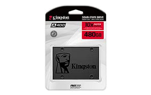 Kingston 480GB A400 SATA 3 2.5" Internal SSD SA400S37/480G - 480 GB, Black