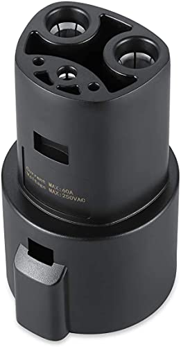 Lectron J1772 to Tesla Charging Adapter 60Amp /250V AC - Compatible with SAE...
