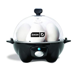 DASH black Rapid 6 Capacity Electric Cooker for Hard Boiled, One Size, Black