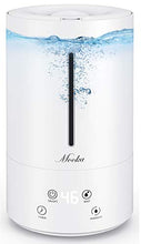 Load image into Gallery viewer, Mooka Humidifier, 4.5L(1.2Gal) Cool Mist Top Fill White