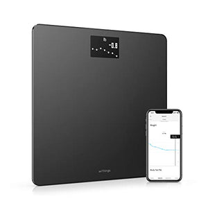 Withings Body Smart Weight & BMI Wi-Fi Digital 1 Count (Pack of 1), Black