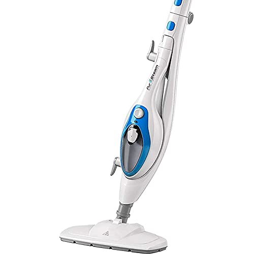 PurSteam Steam Mop Cleaner 10-in-1 with Convenient Mop, White