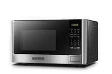 Load image into Gallery viewer, BLACK+DECKER Digital Microwave Oven with Turntable 0.9 Cu.ft, Stainless Steel