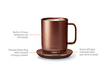 Load image into Gallery viewer, NEW Ember Temperature Control Smart Mug 2, 10 oz, 1 Count (Pack of 1), Copper