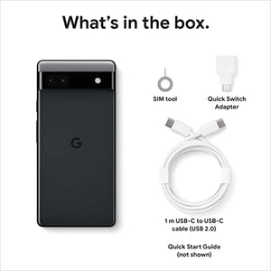 Google Pixel 6a - 5G Android Phone - Unlocked Smartphone with 12 Charcoal