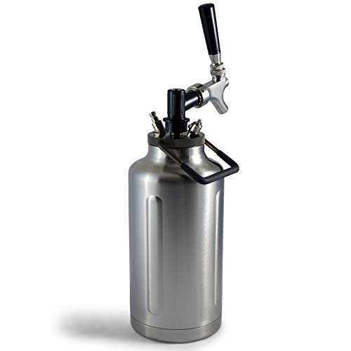 TrailKeg Half Gallon Package - Stainless Steel Growler 64 Oz,
