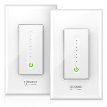Load image into Gallery viewer, Smart Dimmer Switch, Gosund WiFi Light Switch Compatible 1 Pack, White
