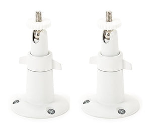 Wasserstein Adjustable Metal Wall Mount Compatible with Arlo Ultra, White