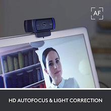 Load image into Gallery viewer, Logitech C920x HD Pro Webcam, Full 1080p/30fps Video Calling, Clear Black