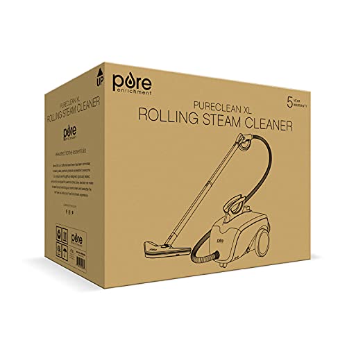 Pure Enrichment PureClean Steam Cleaner - 1500-Watt Multi-Purpose Household...