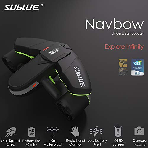 sublue Navbow Professional Smart Electric Underwater Scooter for Navbow-Green