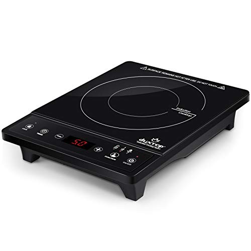 Duxtop Portable Induction Cooktop, Countertop Burner, 1800W, Black