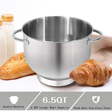 Load image into Gallery viewer, Aucma Stand Mixer,6.5-QT 660W 6-Speed Tilt-Head Food Mixer, 6.5QT, Blue