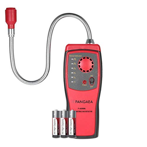 PANGAEA Gas Detector Portable Natural Tester Detector, Combustible Red