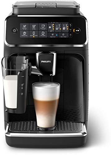 Philips 3200 Series Fully Automatic Espresso Machine w/ LatteGo, Black