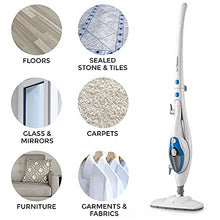 Load image into Gallery viewer, PurSteam Steam Mop Cleaner 10-in-1 with Convenient Mop, White