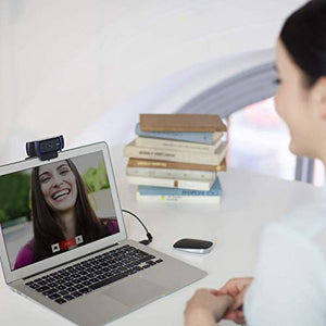 Logitech C920x HD Pro Webcam, Full 1080p/30fps Video Calling, Clear Black