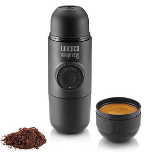 Wacaco Minipresso GR, Portable Espresso Machine, Compatible MPGR100, Black